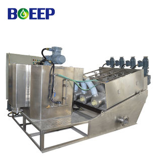 Deshidratador de lodos de tornillo de voluta de bajo ruido para tratamiento de aguas residuales agrícolas